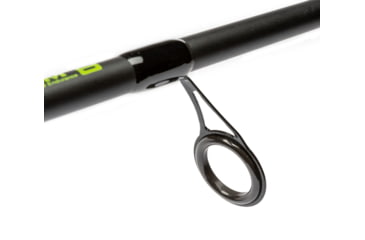 Image of Lew’s MACH 2 Mobile Spinning Reel and Rod Combo, 6ft 6in, 2-PC IM8 Graphite Rod, Medium  w/ Fast, SZ 200 Reel, 6.2-1 Ratio, Mobile Carry Case, Green/Black/Gray, M2MSC2066M-2