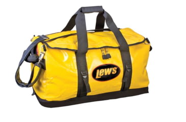 Image of Lew's Boat Bag, Water Resistant, Molded Bottom, EVA Handles, Zippered Pockets, 24in, Yellow, B241212