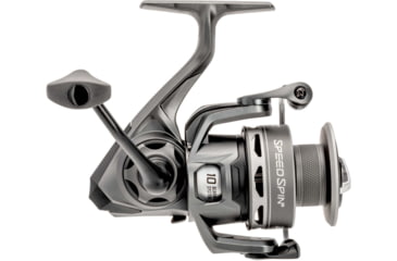 Image of Lew’s Speed Spin Spinning Reel, SZ 400 Reel, 9+1 Bearings, 6.2-1 Ratio, Graphite Frame and Sideplate, Solid Brass Speed Gears, Speed Lube, Multi-Disc Drag, Gray, SS400HSG2