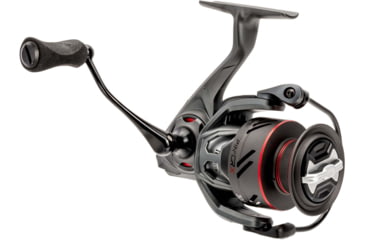 Image of Lew’s Speed Spin CRX Spinning Reel, SZ 75 Reel, 8+1 Bearings, 5.2-1 Ratio, Graphite Frame and Sideplate, Solid Brass Speed Gears, Speed Lube, Multi-Disc Drag, Gray/Red, SSC75HS