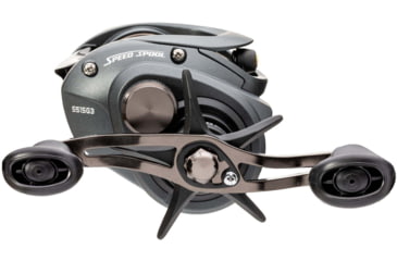 Image of Lew’s Speed Spool Baitcast Reel, 9+1 Bearings, 5.6-1 Ratio, Aluminum Frame, Graphite Sideplate, MCS Braking System, Speed Gears, P2 Super Pinion, Rulon Drag, RH Retrieve, Gray, SS1SG3