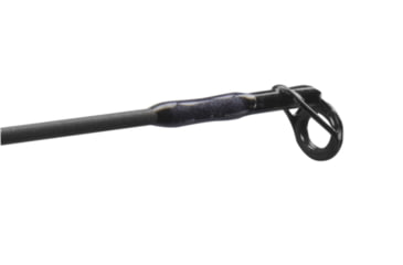 Image of Lew's Speed Stick Spinning Rod, 6ft 6in 2-PC IM8 Graphite Blank, Medium  w/ Fast, Fuji Concept O guides, Full Length Cork Handle, Black, LSS66M-2