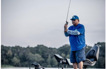 Image of Lew's Wally Marshall Signature Series Spincast Reel, 2+1 Bearings, 4.3-1 Ratio, All Metal Gears, Reversible Handle, Combat Grip Knob, 6lb Line, Green/Gold, Clam Pack, WMSCC