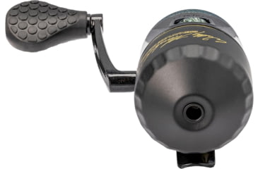 Image of Lew's Wally Marshall Signature Series Spincast Reel, 2+1 Bearings, 4.3-1 Ratio, All Metal Gears, Reversible Handle, Combat Grip Knob, 6lb Line, Green/Gold, Clam Pack, WMSCC