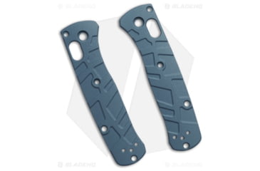 Image of Lex Custom International Benchmade Mini Bugout Ti Turtle Scales, Blue Handle, Polar Blue, 3.70 inch, BHQ-208683