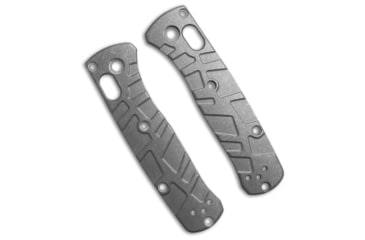 Image of Lex Custom International Benchmade Mini Bugout Ti Turtle Scales, Gray Handle, Stonewash, 3.70 inch, BHQ-216620