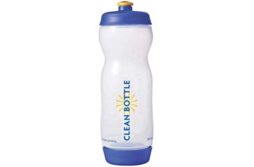 Image of Liberty Bottleworks Clean Bottle 22oz Wht/blue CLEAN-004