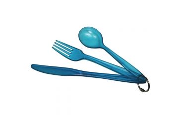 Image of Liberty Mountain Lm Polycarbonate Cutlery 3pcs 1569 PC BLUE