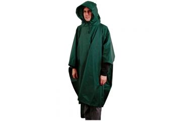 Image of Liberty Mountain Vinyl Poncho Military Green 01301-GREEN