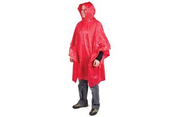 Image of Liberty Mountain Vinyl Poncho Red 01301-RED