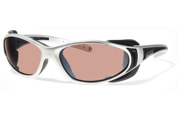 Image of Liberty Sport Suns CHOPPERProtective Eyewear Shiny ChromeFrame,Rose Amber Lens, Unisex CHOPPRSCSB6117140DSL