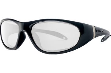 Image of Liberty Sport Suns ESCAPADE 2 Protective Eyewear Shiny Black Frame,Clear Lens, Unisex ESCAP2SHBK6018135WPL