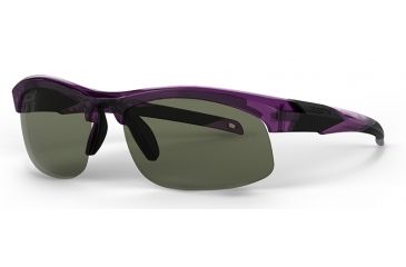 Image of Liberty Sport Suns IT-20 A Protective Eyewear Translucent Purple Frame,Grey/Green w. silver flash Lens, Women IT20-APURP6220135FP
