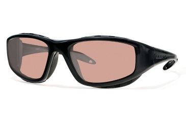 Image of Liberty Sport Suns TRAILBLAZER 1 DRY EYE Protective Eyewear Translucent Black Frame,Rose Amber Lens, Unisex TRA1DETRBK5919130DSL