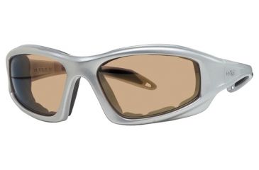 Image of Liberty Sport Suns TORQUE 1 Protective Eyewear Shiny Silver Frame,Brown Bronze Lens, Unisex RS-TQ1SHSI6017130BBM
