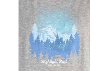 Image of Life Is Good High-Low Crush Highlight Real - Womens, Heather Gray, Extra Large, 60089-Heather Gray-XL