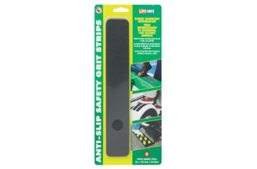 Image of Life Safe Anti Slip Safety Grit Strip 2in x 12in., Pack of 4, RE624BL