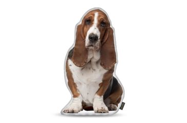 Image of Lifelike Pillows Custom Dog Shaped Pillow, Basset Hound, 16 inch Tall/4 inch Thick, DOG1-SH-16