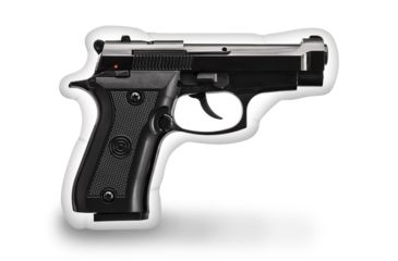 Image of Lifelike Pillows Beretta Handgun Pillow, 12x8x4, Multi, Small, OPT01-BARET01-SH12