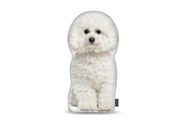 Image of Lifelike Pillows Custom Dog Shaped Pillow, Bichon Frise, 16 inch Tall/4 inch Thick, DOG4-SH-16