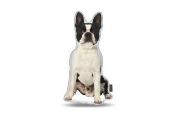 Image of Lifelike Pillows Custom Dog Shaped Pillow, Boston Terrier, 16 inch Tall/4 inch Thick, DOG5-SH-16