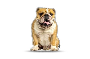 Image of Lifelike Pillows Custom Dog Shaped Pillow, English Bulldog, 16 inch Tall/4 inch Thick, DOG10-SH-16