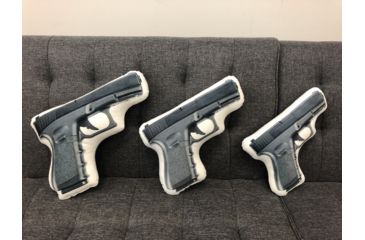 Image of Lifelike Pillows Glock Handgun Pillow, 16x13x4, Multi, Large, OPT01-GLOCK01-SH16