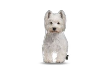 Image of Lifelike Pillows Custom Dog Shaped Pillow, Highland Terrier, 16 inch Tall/4 inch Thick, DOG15-SH-16
