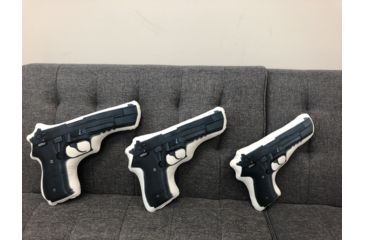 Image of Lifelike Pillows Sig Handgun Pillow, 14x11x4, Multi, Medium, OPT01-P226101-SH14