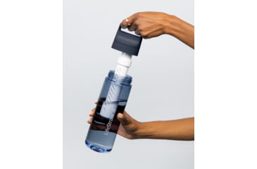 Image of LifeStraw Go Series 1 L Water Bottle w/Filter, Aegean Sea, 1 Liter, LGV41LASWW
