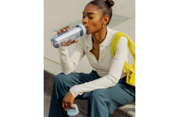 Image of LifeStraw Go Series 1 L Water Bottle w/Filter, Clear, 1 Liter, LGV41LCLWW