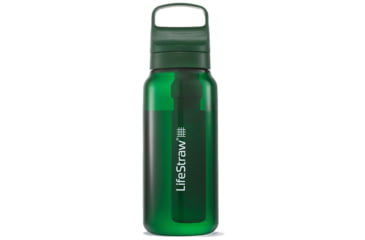 Image of LifeStraw Go Series 1 L Water Bottle w/Filter, Terrace Green, 1 Liter, LGV41LGRWW
