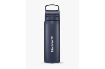 Image of LifeStraw Go Stainless Steel 18oz Water Bottle w/Filter, Aegean Sea, LGV418ASWW