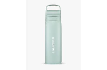 Image of LifeStraw Go Stainless Steel 18oz Water Bottle w/Filter, Seafoam, LGV418SFWW