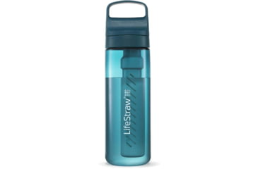 Image of LifeStraw Go Water 22 Oz Bottle w/Filter, Laguna Teal, 22oz, LGV422TLWW