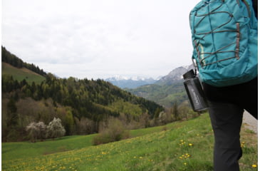 Image of LifeStraw Go Water Bottle w/Filter Tritan Renew, Gray, 1 liter, LGOTR1LGR09