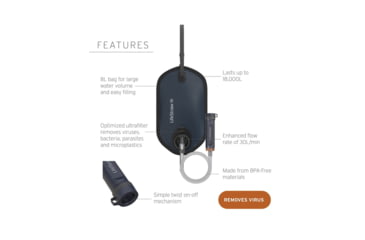 Image of LifeStraw Peak Series Large Capacity Gravity Water Purifier System, Mountain Blue, 8 Liter, LSPSPU8BWW