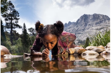 Image of LifeStraw Peak Series Personal Water Filter Straw, Dusty Mountain Blue, 1sz, LSPSLSPMB1