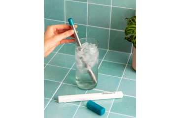 Image of LifeStraw Sip Straw Filter With Carry Case, Laguna Teal, LSSIP1LT01