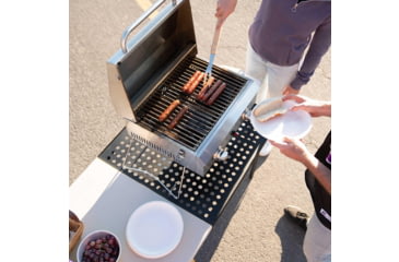 Image of Lifetime Products 5-ft Fold-in-Half Camping Table, White, 280875