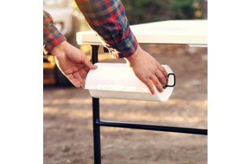 Image of Lifetime Products 5-ft Fold-in-Half Camping Table, White, 280875