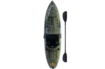 Image of Lifetime Products Kenai Pro Angler 100 Fishing Kayak w/Paddle, Moss Fusion, 91149