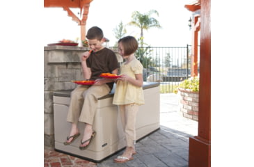 Image of Lifetime Products 130 Gallon Outdoor Storage Deck Box