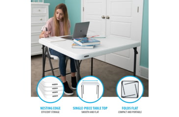 Image of Lifetime Products 37 inch Square Commercial Grade Table