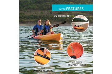 Image of Lifetime Products Spitfire 12T Tandem Sit-On-Top Kayak w/Paddles