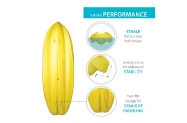 Image of Lifetime Products Wave 60 Sit-On-Top Youth Kayak w/Paddle