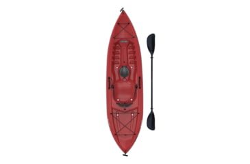 Image of Lifetime Products Tamarack 100 Sit-On-Top Kayak w/Paddle, Red, 90486