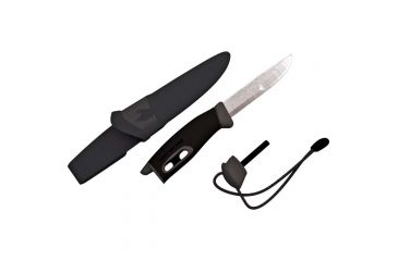 Image of Swedish FireKnife with intergrated Swedish Firesteel - Black