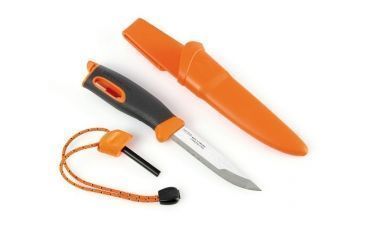 Image of Swedish FireKnife with Intergrated Swedish Firesteel-Orange