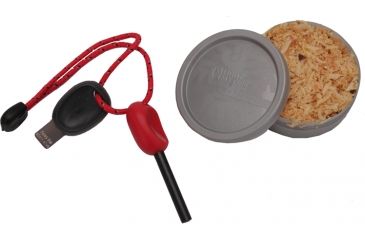 Image of Light My Fire Swedish Firesteel Fire Starter, Scout-Tinder Dust Combo, Red 172576